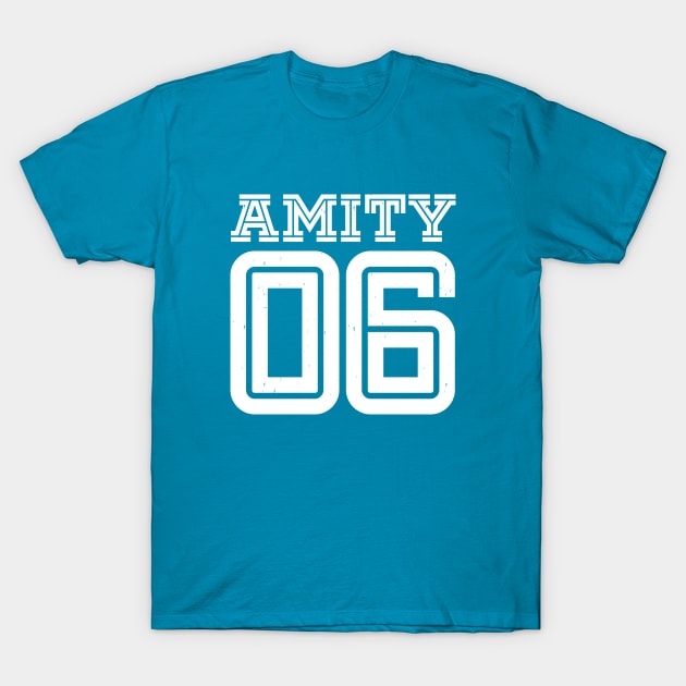 Amity 6 Vintage Jersey T-Shirt by GoAwayGreen